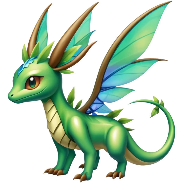 Shiny Exotic Flygon-Leafeon-Celebi-Scyther-Hybrid-Creature emoji