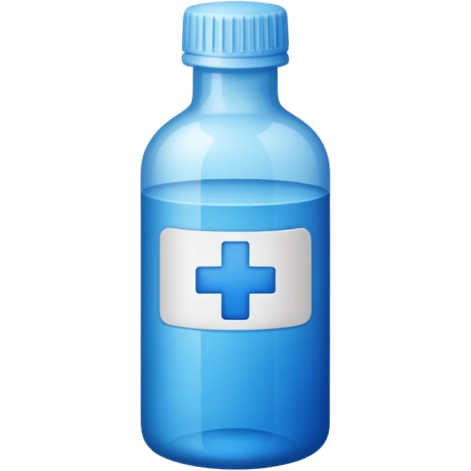 medical grade bottle of dye emoji