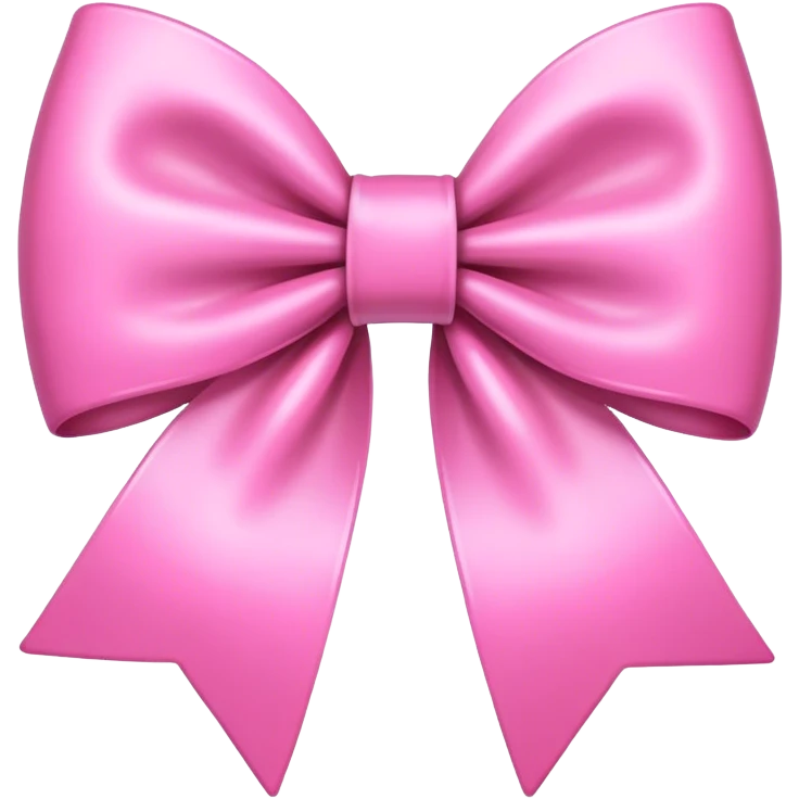 Pink bow emoji