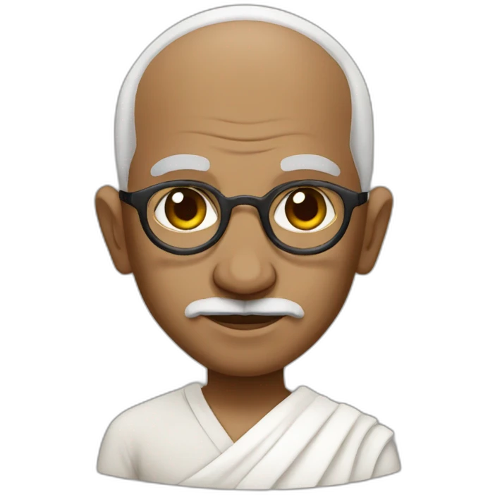 Gandhi emoji