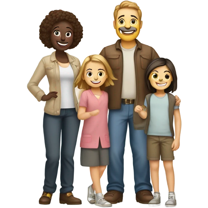 The Lilly Wickham family  emoji