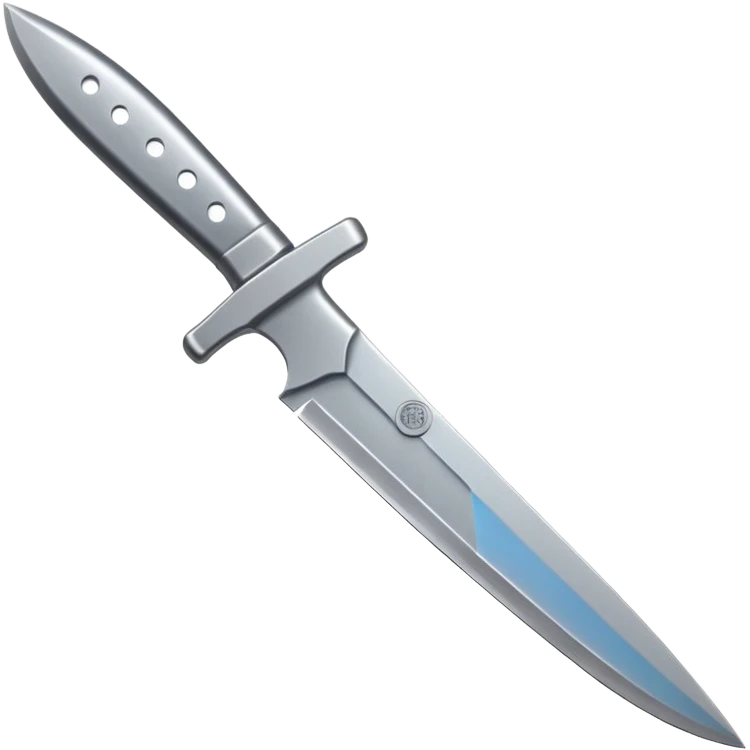 knife pointing up emoji