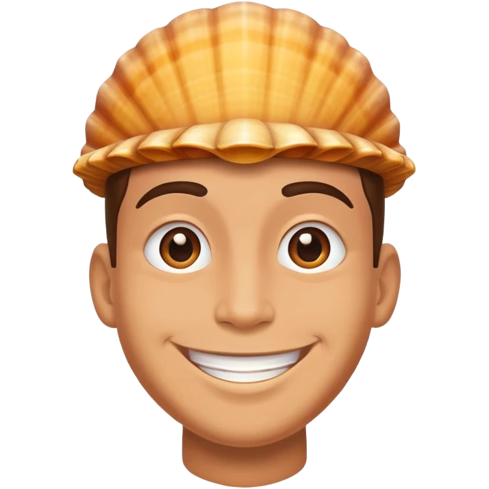 Smiling shell guy emoji