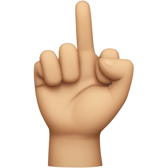 Hush emoji with finger shaking emoji