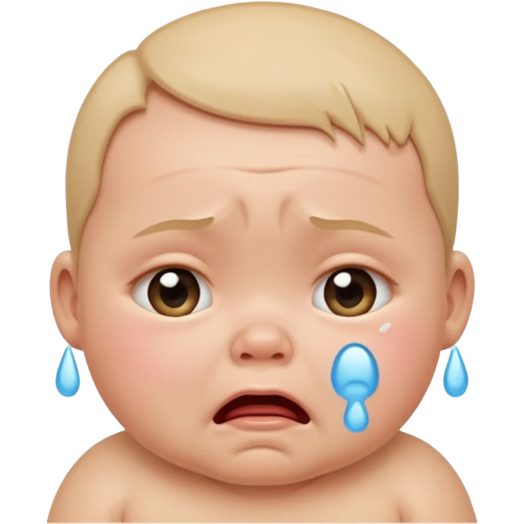 crying baby emoji