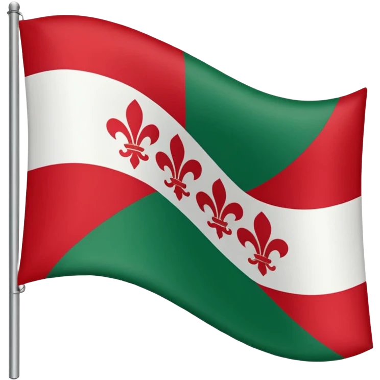La bandera del país Vasco  emoji