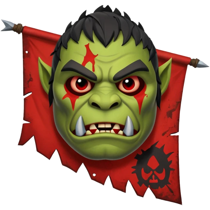 orc war banner emoji