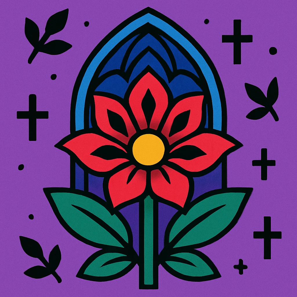 gothic flower emoji