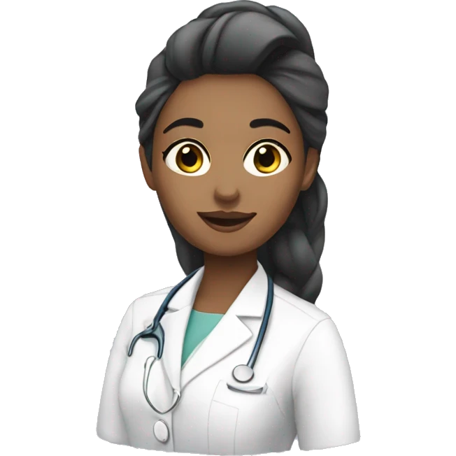 Medical esthetician girl emoji