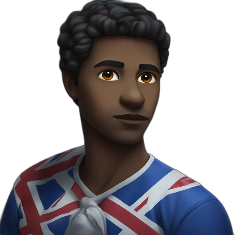 lone british boy with black hair emoji