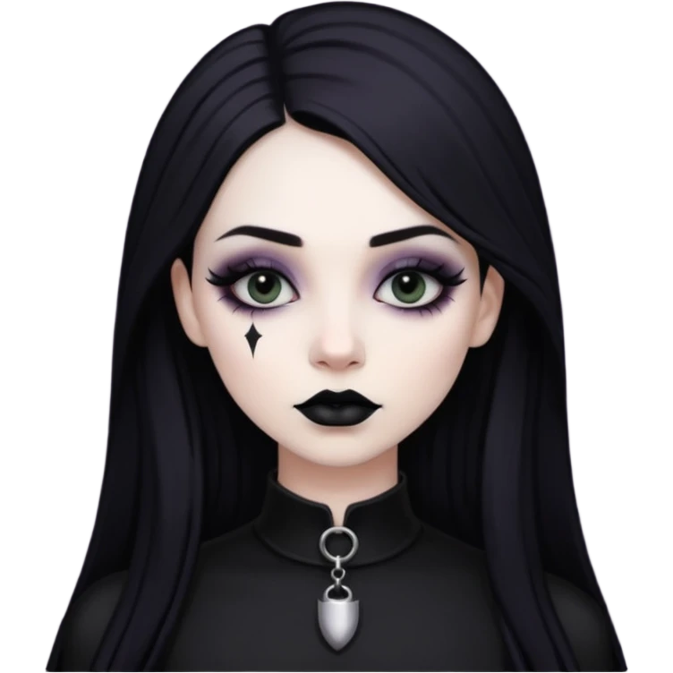 Goth baddie  emoji