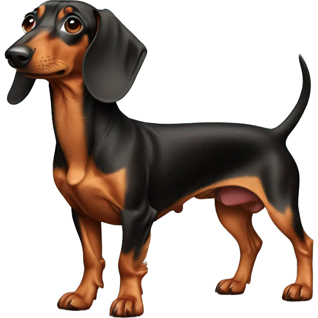 Dachshund full body  emoji