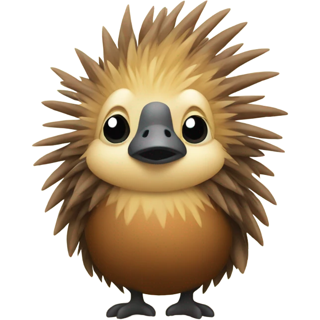 Porcupine as a chicken  emoji