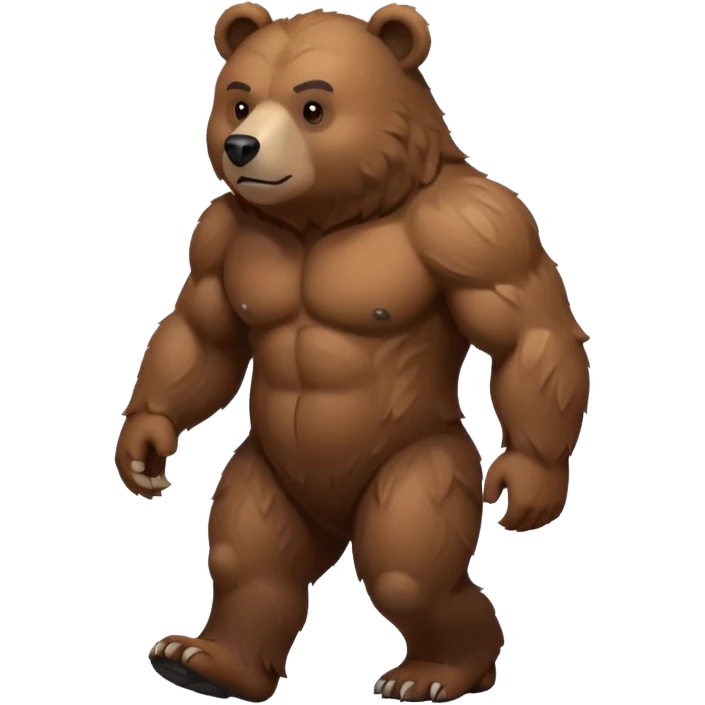 bear walking emoji