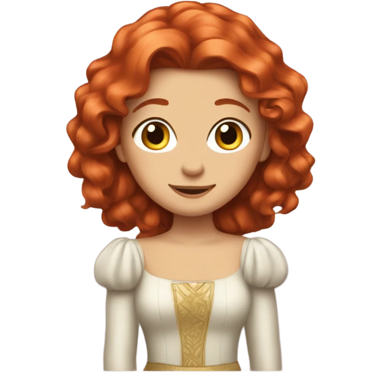the red-haired princess emoji