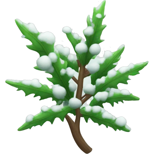 Winter plant  emoji