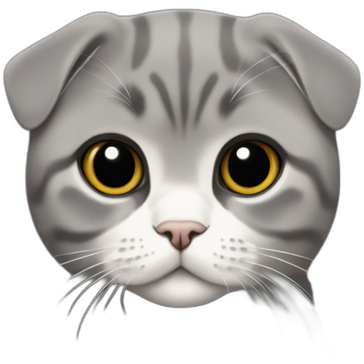 Scottish Fold gray Tommy Hilfiger emoji