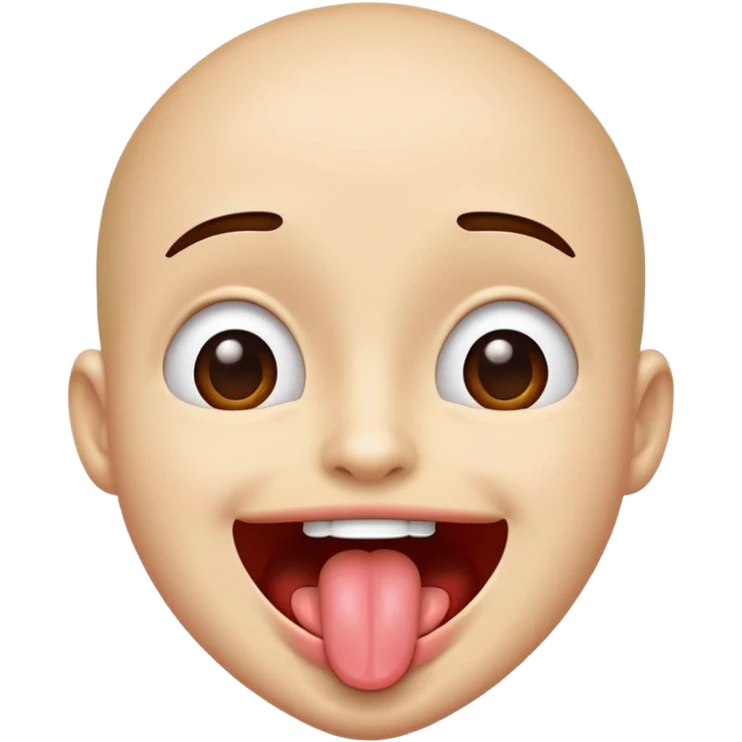 Happy with tongue  emoji