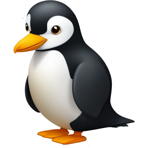 Pinguim com febre  emoji