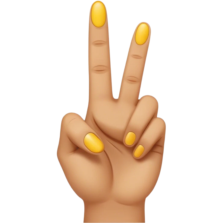 Middle finger with smiley face emoji