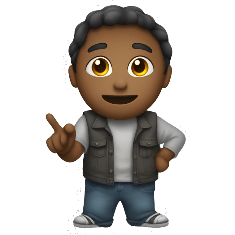 Garcon faisant stop de la main emoji