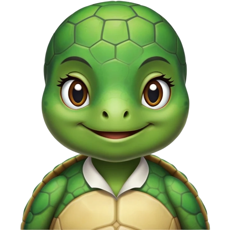 hostess at a restaurant as a turtle  emoji