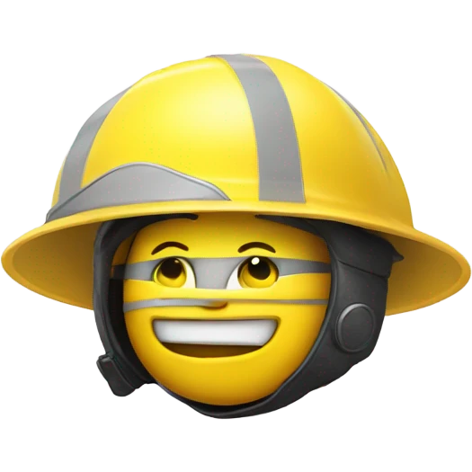 Special needs emoji with helmet emoji