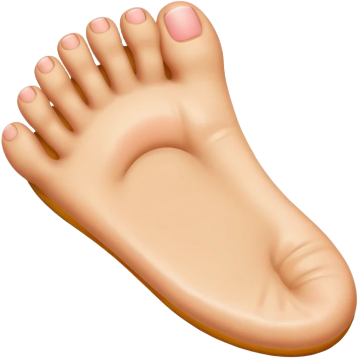 Foot missing big toe emoji