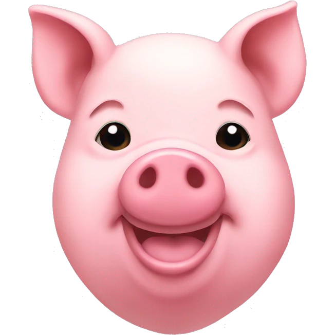 Pig pink emoji