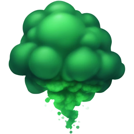 a murky green poisonous gas cloud emoji