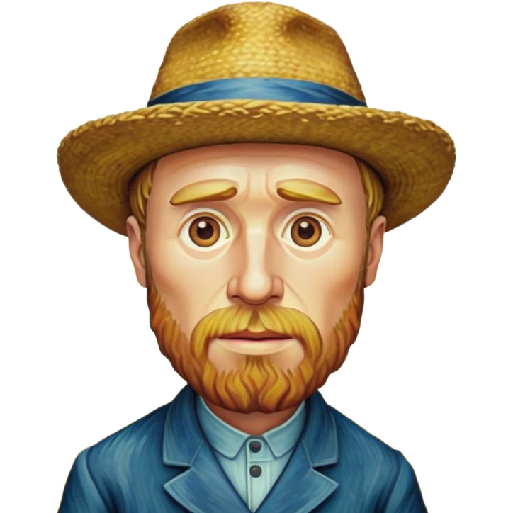 cinematic-realistic-vincent-van-gogh-pop-culture-emoji,-featuring-an-expressive-portrayal-inspired-by-the-legendary-painter-rendered-with-dynamic,-swirling-textures-and-artistic-lighting. emoji