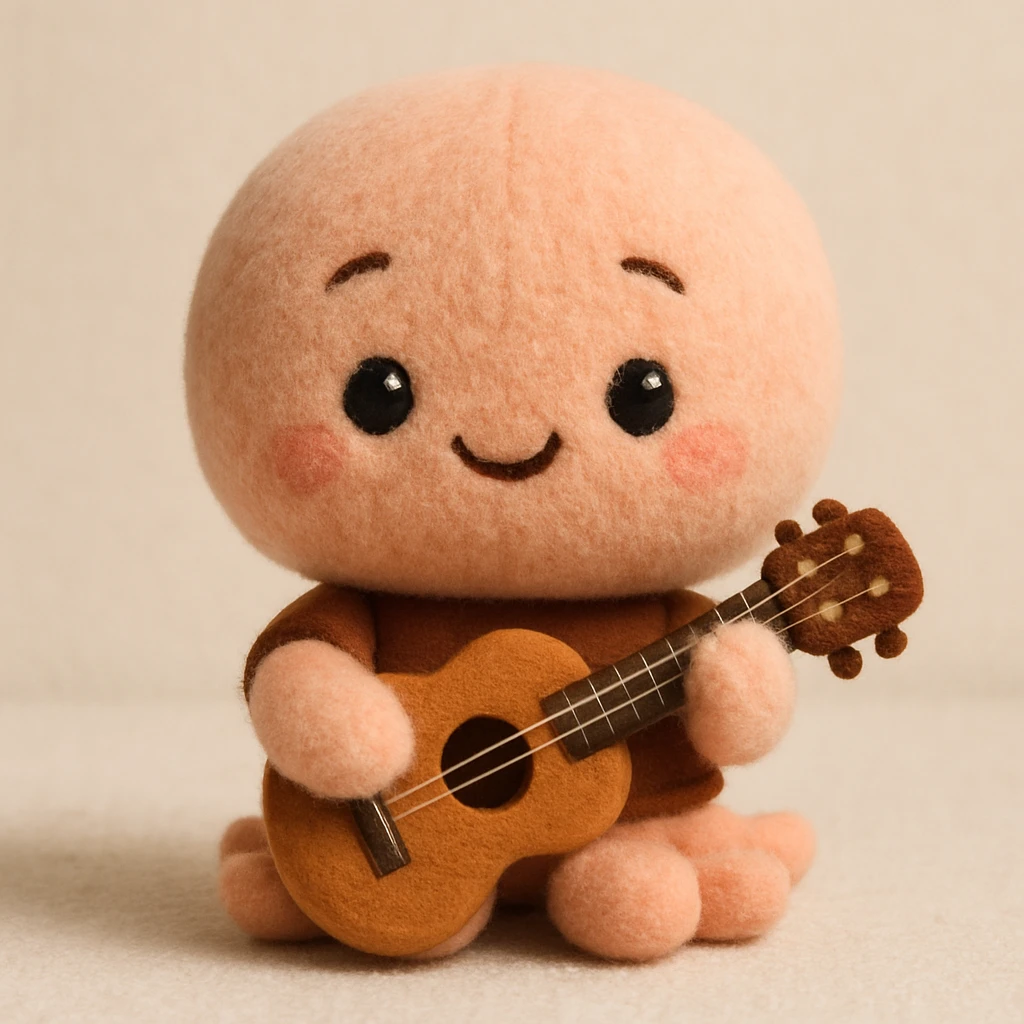 octopus playing guitar emoji