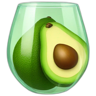 avocado-woman-in-glass emoji