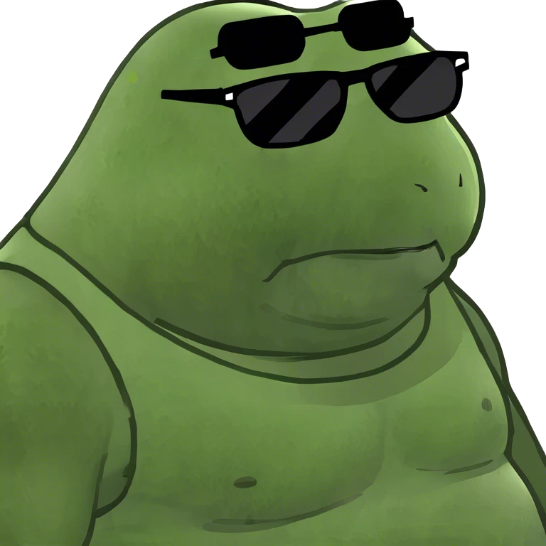 Fat buff man emoji