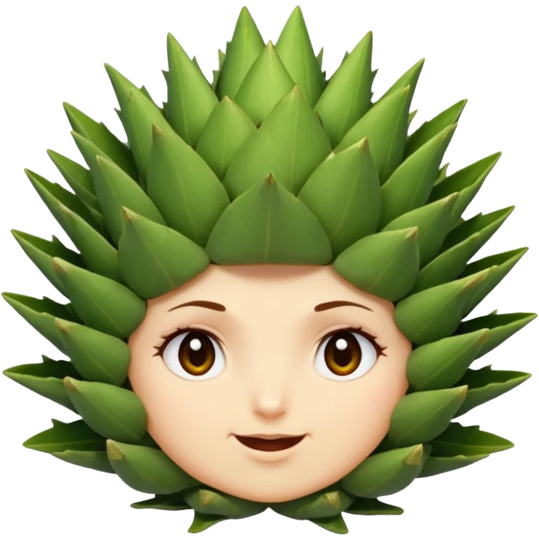 Female artichoke emoji