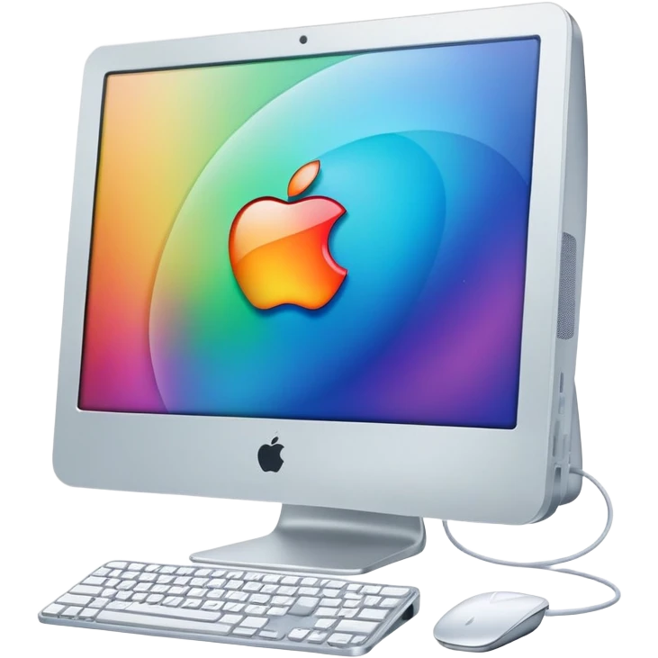 Apple iMac Y2K emoji