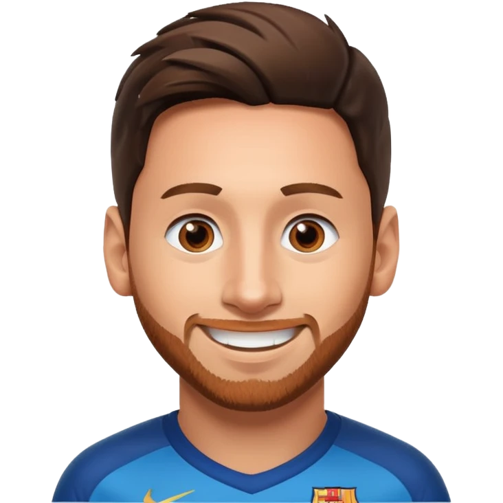 Un emojin de messi emoji