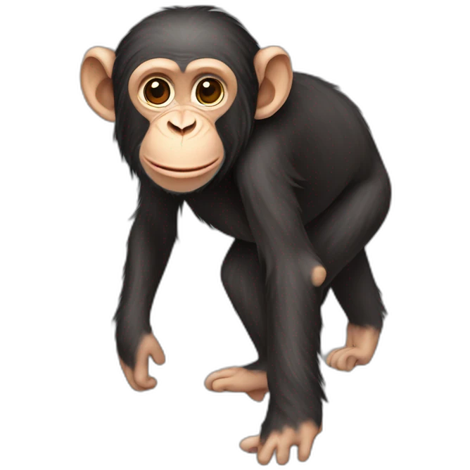 SKINNY CHIMPANZEE emoji