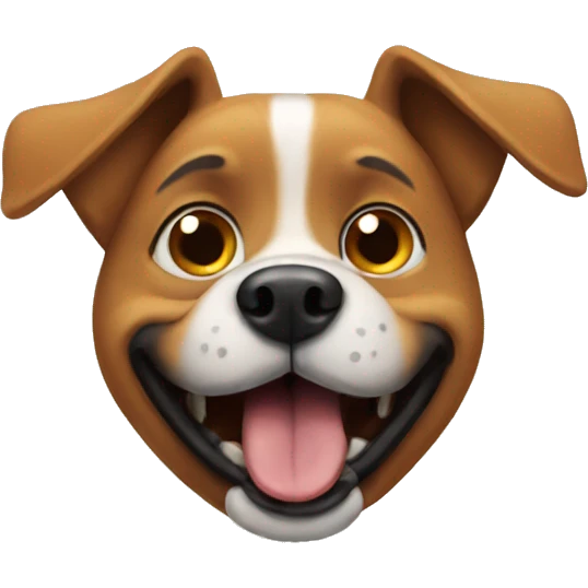 Funny dog  emoji
