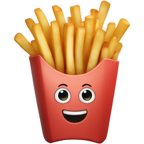 French fries emoji