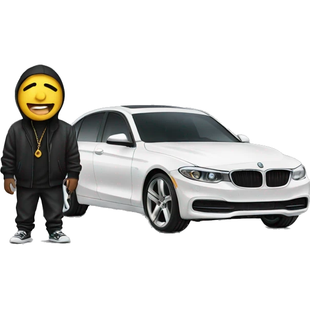 car and rapper  emoji