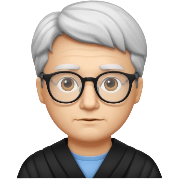 philosopher, wearing glasses emoji
