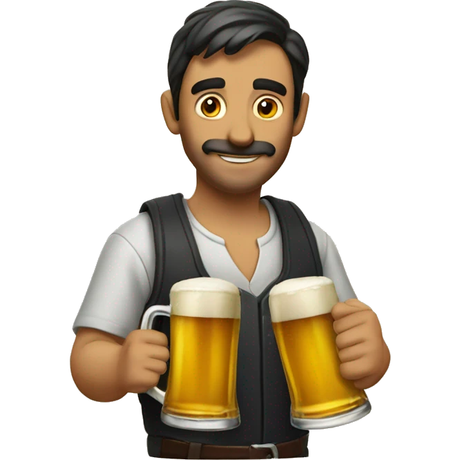TOMANDO CERVEZA emoji