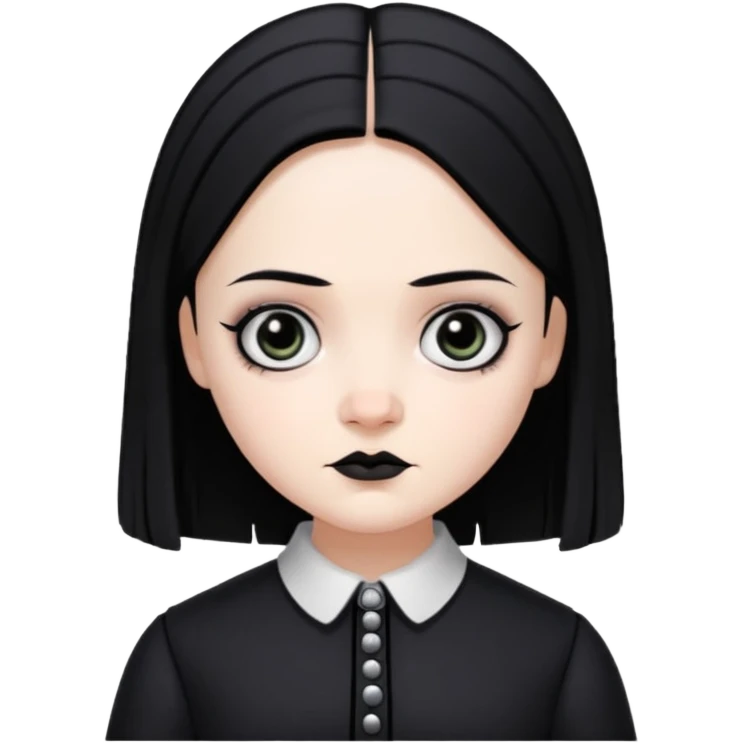 Mercredi addams emoji