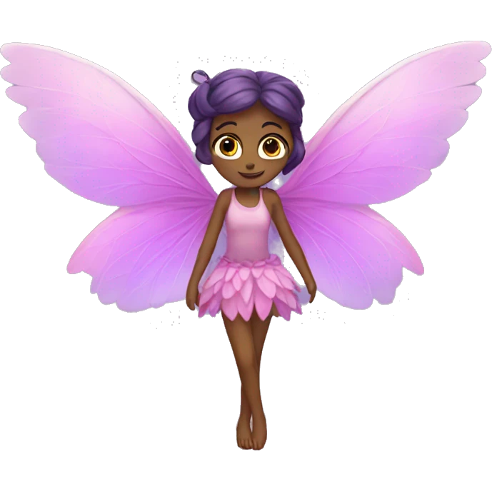 Pink PurpFairy wings emoji