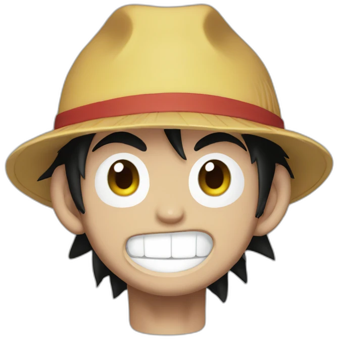 Luffy d monkey emoji