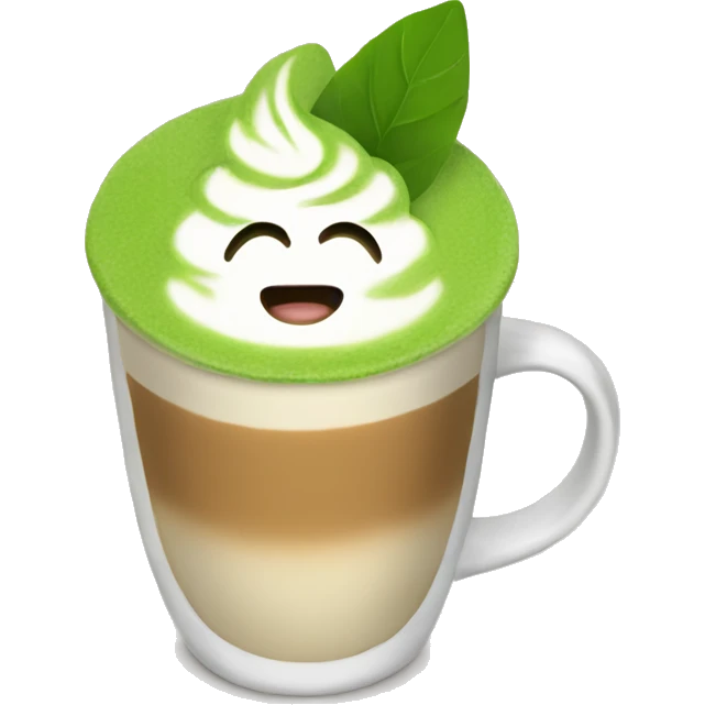 Matcha latte  emoji