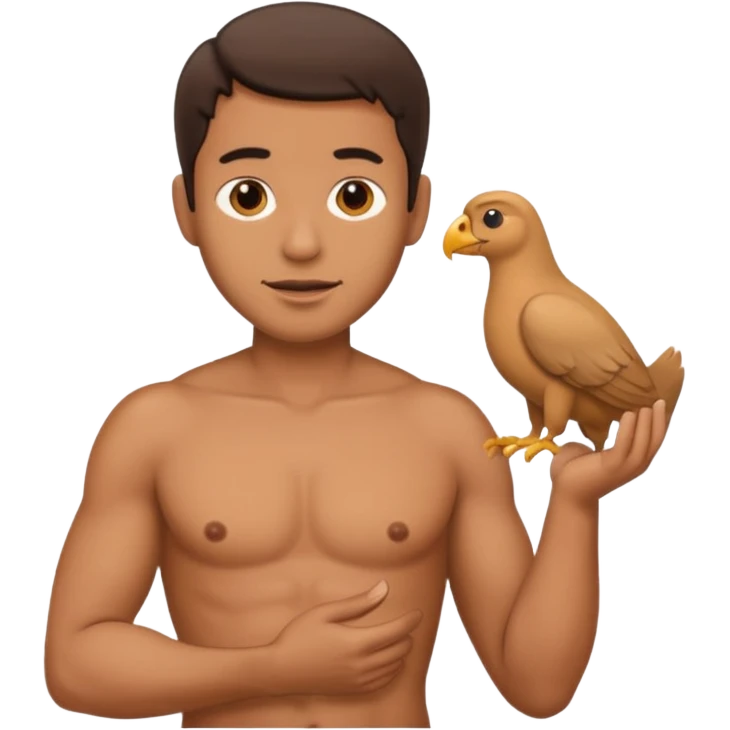 Man holding hes big dick without clothes  emoji