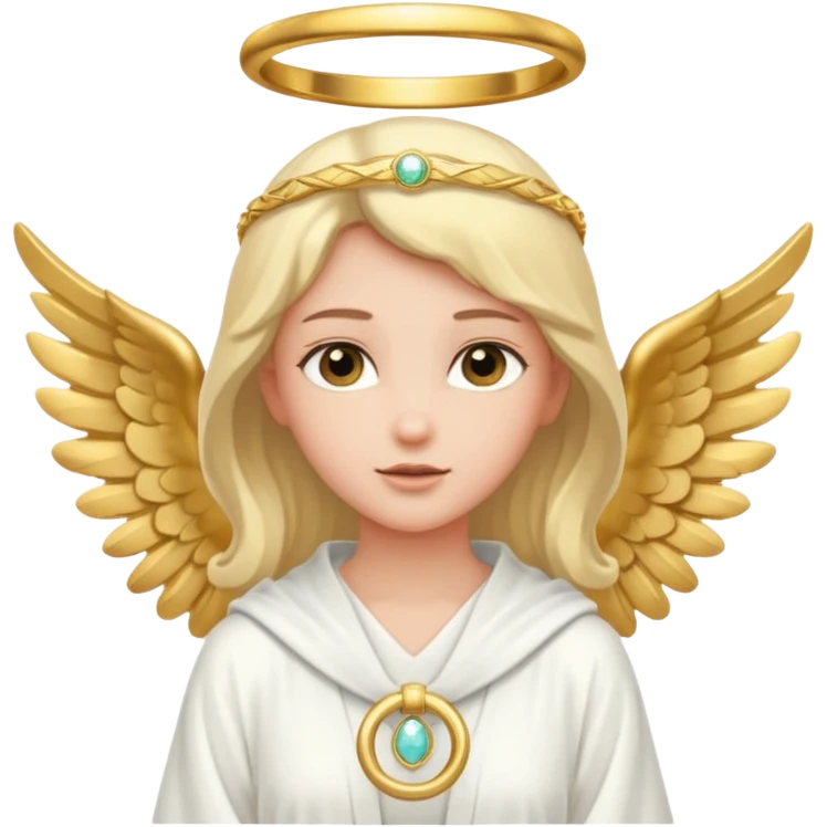 Angel with ring above head  emoji