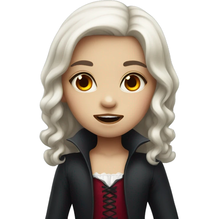 little vampire girl emoji